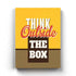 Think Outside The Box - Inspirational Quotes Art Frame For Wall Decor- Funkydecors Xs / Canvas