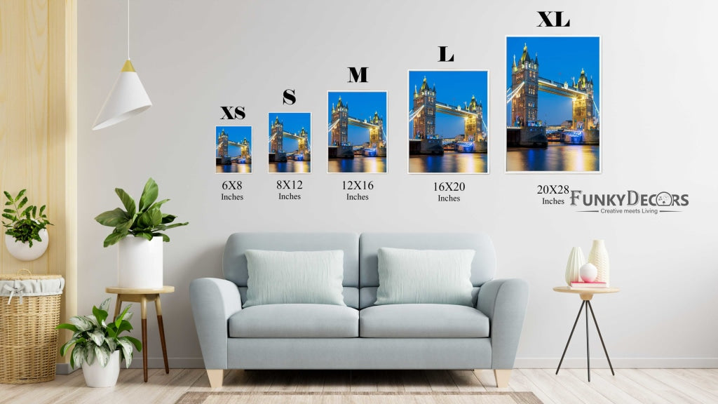 Tower Bridge - Architectural Art Frame For Wall Decor- Funkydecors Posters Prints & Visual Artwork