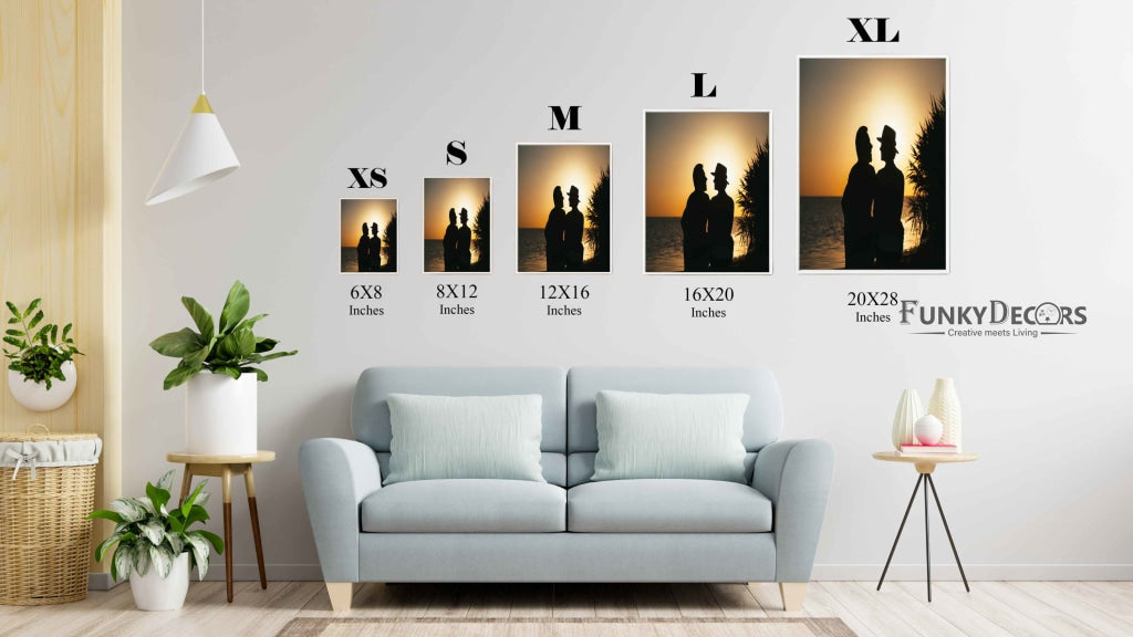 U And I - Love Art Frame For Wall Decor- Funkydecors Posters Prints & Visual Artwork
