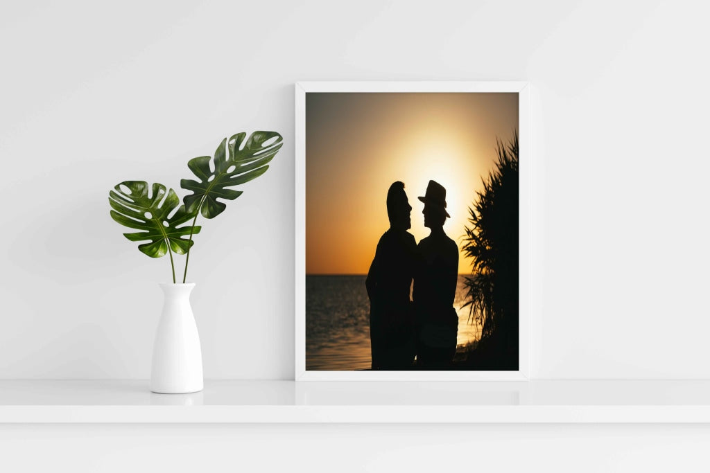 U And I - Love Art Frame For Wall Decor- Funkydecors Xs / White Posters Prints &amp; Visual Artwork