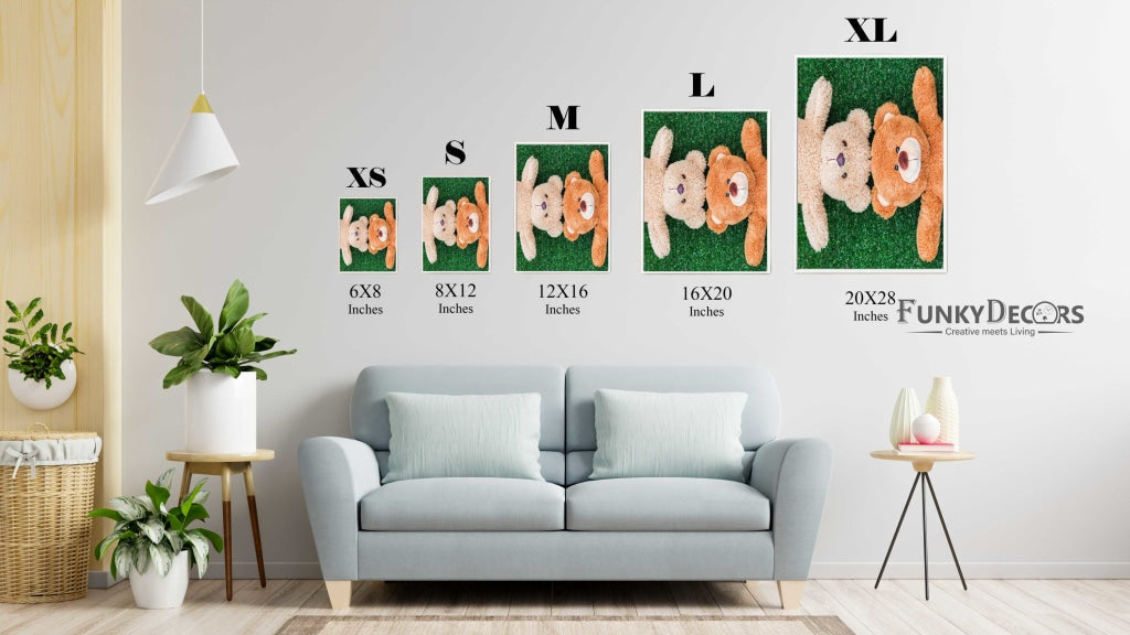 U And Me - Nursery Art Frame For Wall Decor- Funkydecors Posters Prints & Visual Artwork