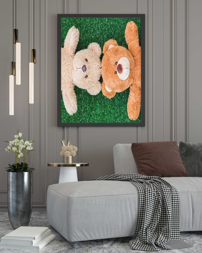 U And Me - Nursery Art Frame For Wall Decor- Funkydecors Xs / Black Posters Prints &amp; Visual Artwork
