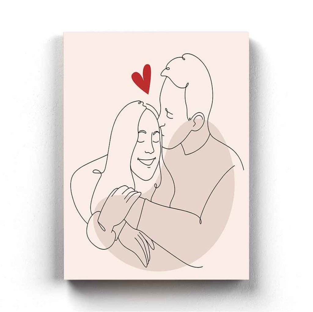 U Complete Me - Love Art Frame For Wall Decor- Funkydecors Xs / Canvas Posters Prints &amp; Visual