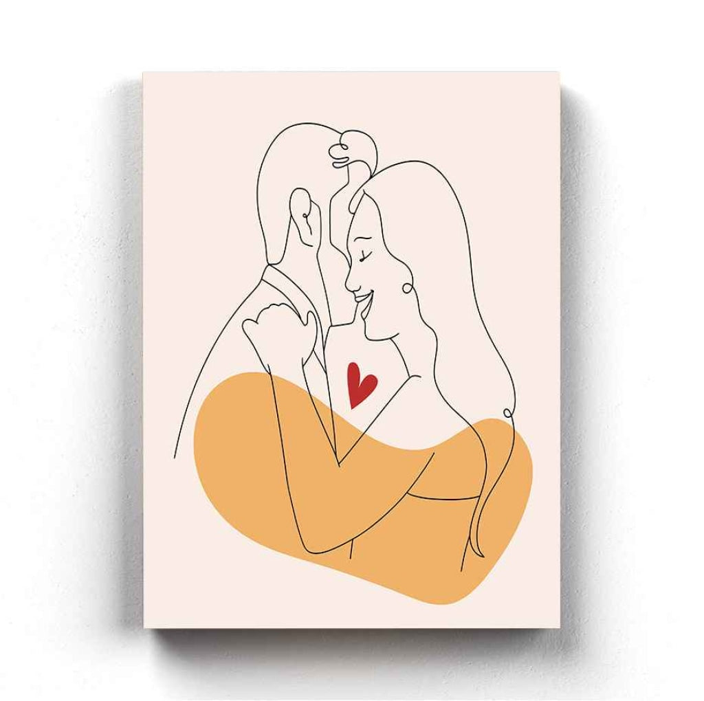 U Complete Me - Love Art Frame For Wall Decor- Funkydecors Xs / Canvas Posters Prints &amp; Visual