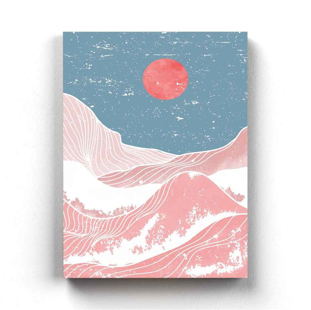 Under The Moon - Minimal Art Frame For Wall Decor- Funkydecors Xs / Canvas Posters Prints &amp; Visual