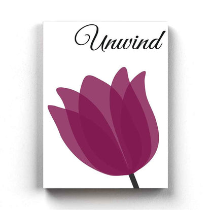 Violet Floral Art Frame For Wall Decor- Funkydecors Xs / Canvas Posters Prints & Visual Artwork