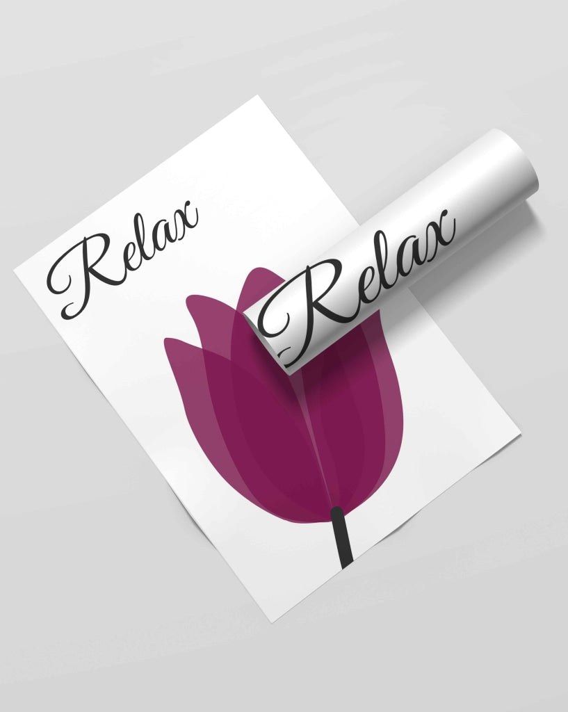Violet Floral Art Frame For Wall Decor- Funkydecors Xs / Roll Posters Prints &amp; Visual Artwork