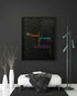 Vision Is The Art Of Seeing Things Invisible - Motivation Quotes Frame For Wall Decor- Funkydecors