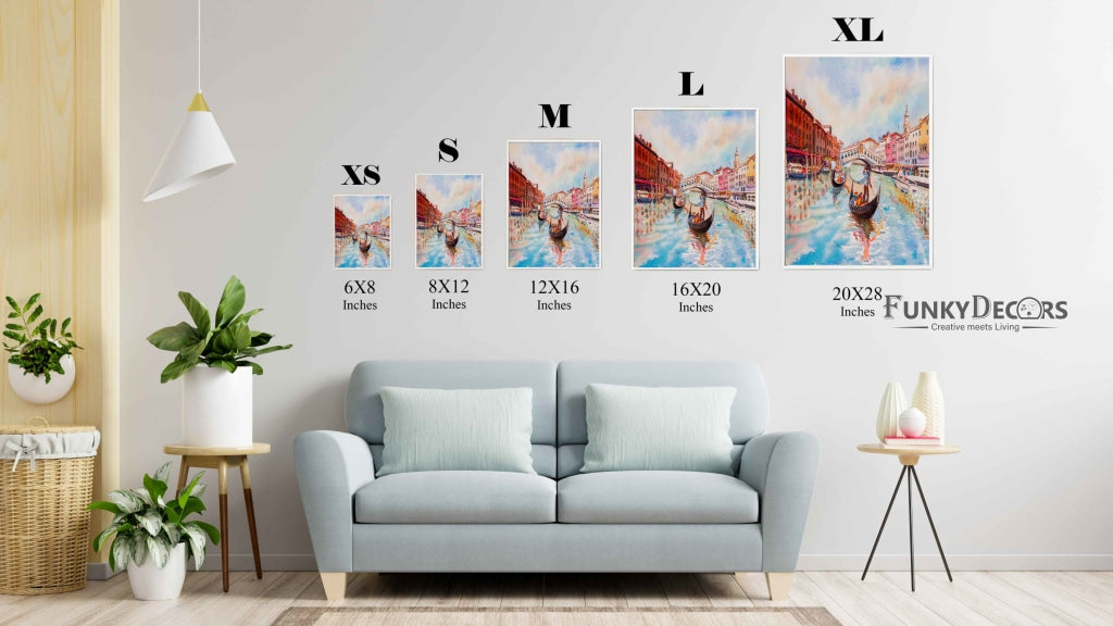Visions Of Water - Travel Art Frame For Wall Decor- Funkydecors Posters Prints &amp; Visual Artwork