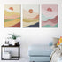 Wavy Strings - Minimal 3 Panels Art Frame For Wall Decor- Funkydecors Xs / Canvas Posters Prints &