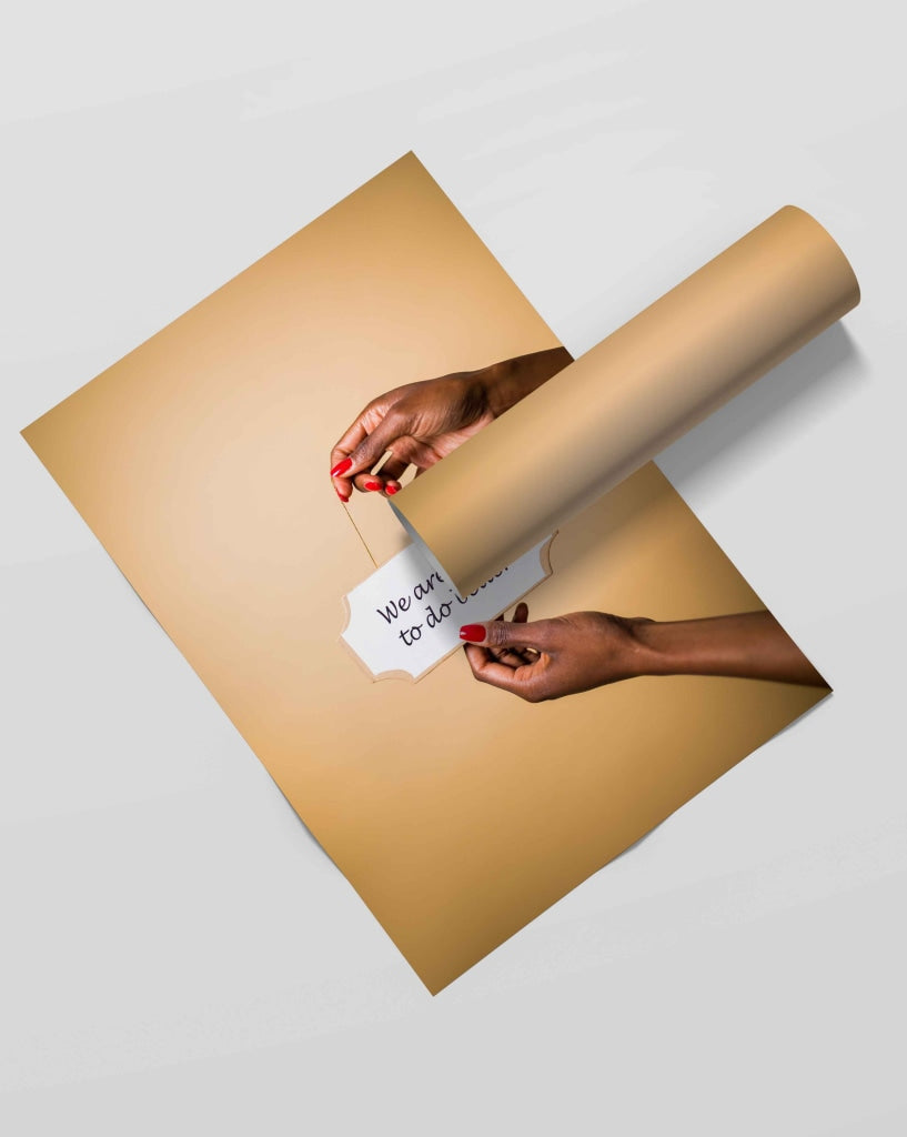 We Are Here To Do Better - Business Art Frame For Wall Decor- Funkydecors Xs / Roll Posters Prints &amp;
