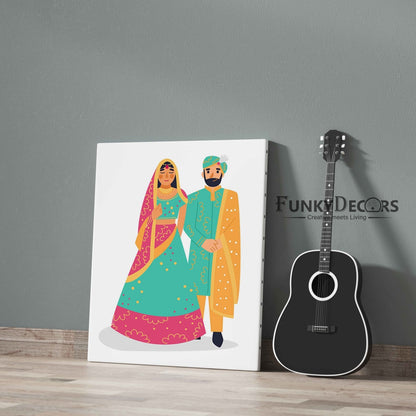 Wedding Bells Portrait Art Frame For Wall Decor- Funkydecors Posters Prints & Visual Artwork