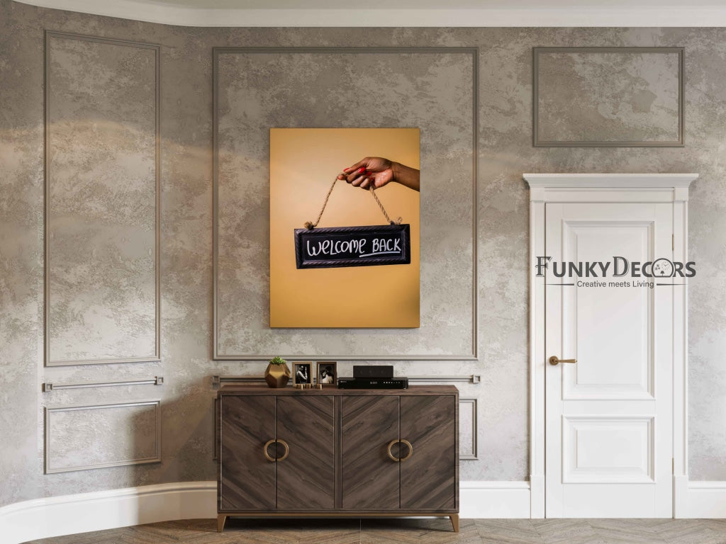 Welcome Back - Business Art Frame For Wall Decor- Funkydecors Posters Prints &amp; Visual Artwork