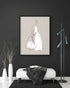 White Gown Portrait Art Frame For Wall Decor- Funkydecors Xs / Black Posters Prints & Visual Artwork