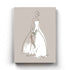White Gown Portrait Art Frame For Wall Decor- Funkydecors Xs / Canvas Posters Prints & Visual