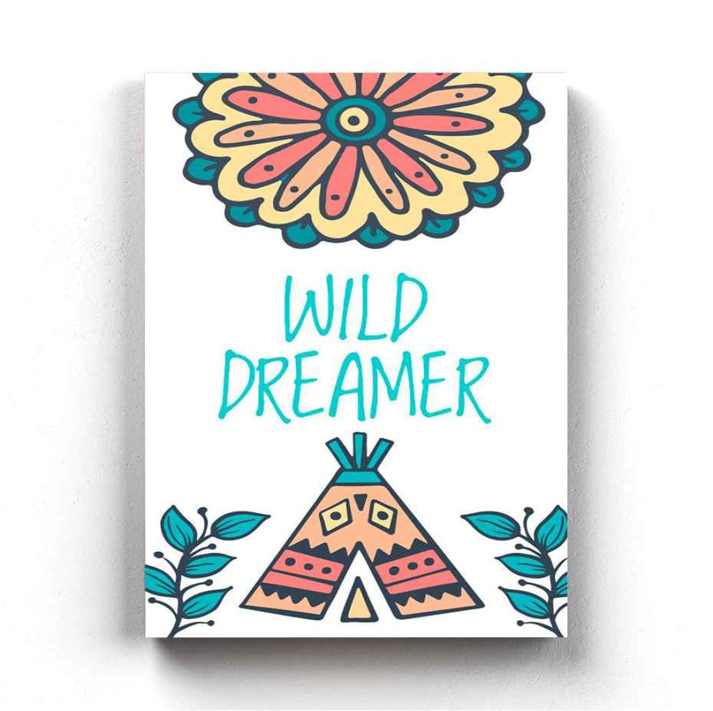 Wild Dreamer Boho Art Frame For Wall Decor- Funkydecors Xs / Canvas Posters Prints &amp; Visual Artwork