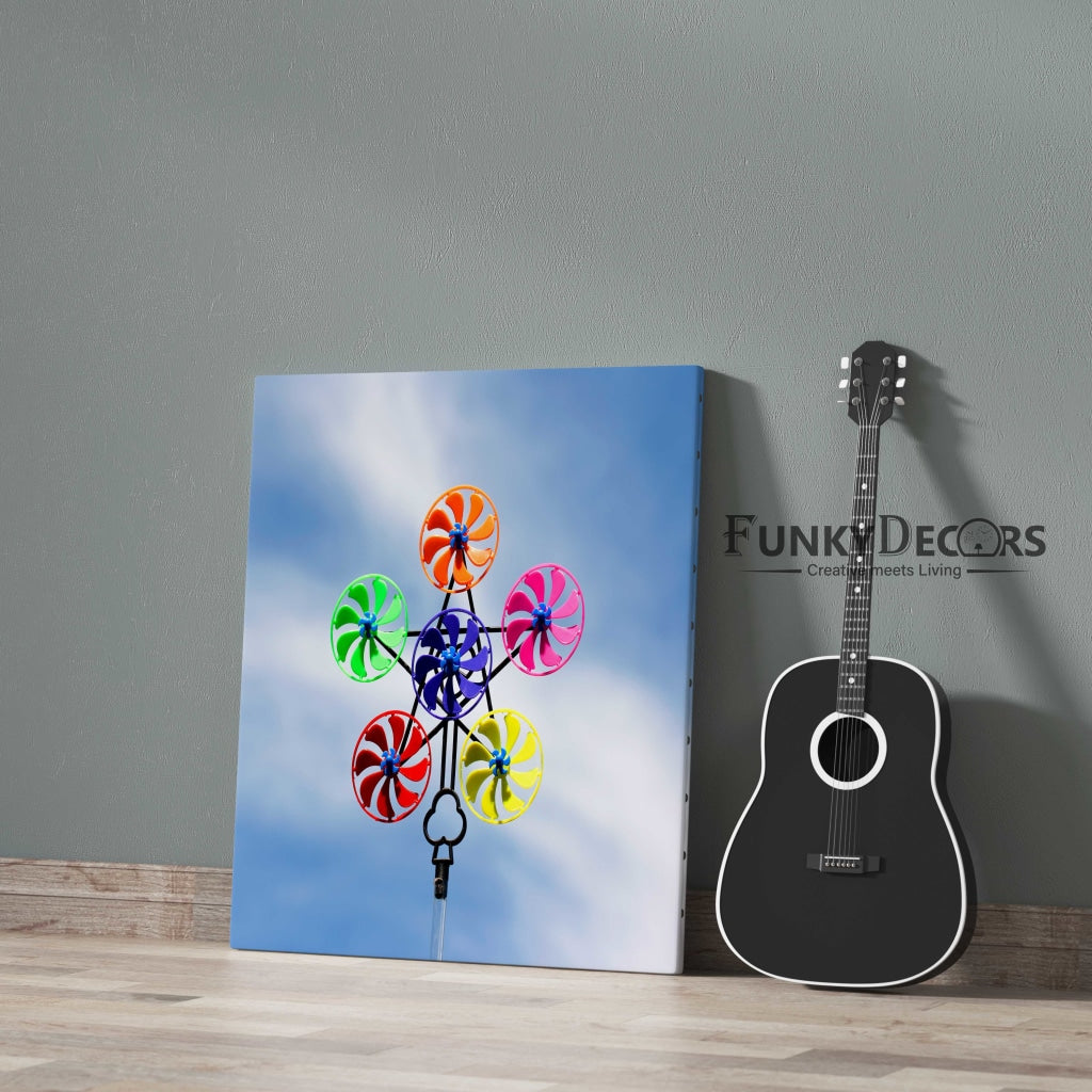 Wind Spinner - Nursery Art Frame For Wall Decor- Funkydecors Posters Prints &amp; Visual Artwork
