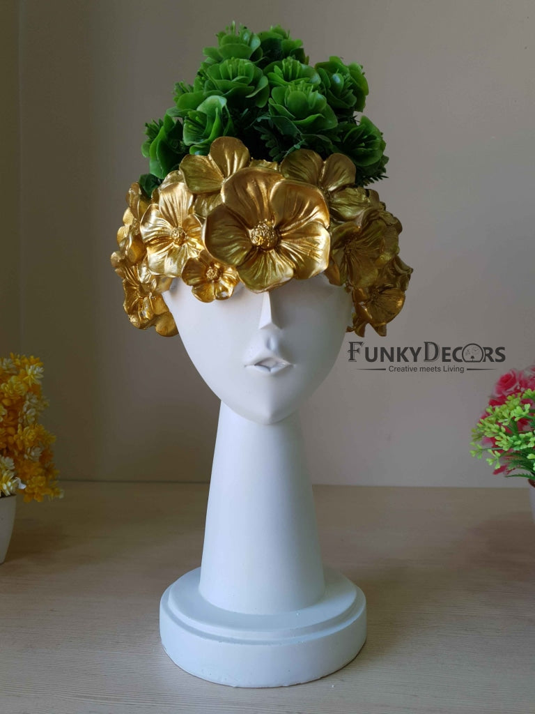 Women Head Surreal Faces Table Planters Showpieces- Funkydecors