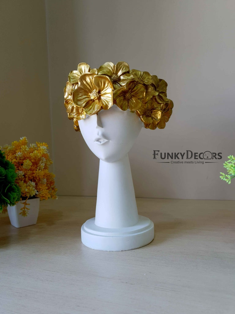Women Head Surreal Faces Table Planters Showpieces- Funkydecors