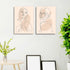 Women Line 2 Panels Art Frame For Wall Decor- Funkydecors Xs / Canvas Posters Prints & Visual