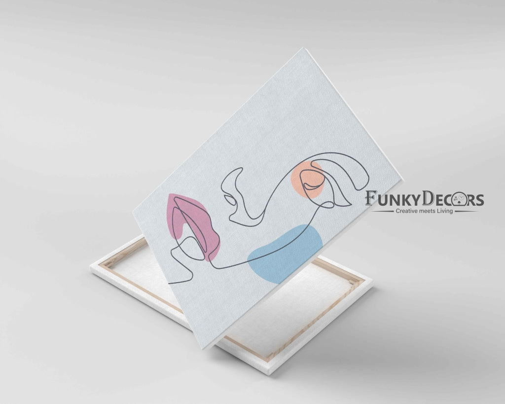 Women Line Art Frame For Wall Decor- Funkydecors Posters Prints &amp; Visual Artwork