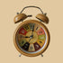 Wooden Texture Assorted Design Royal Retro Style Alarm Kids Room Table Clock-Funkydecors Clocks