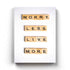Worry Less Live More - Motivation Quotes Art Frame For Wall Decor- Funkydecors Xs / Canvas Posters