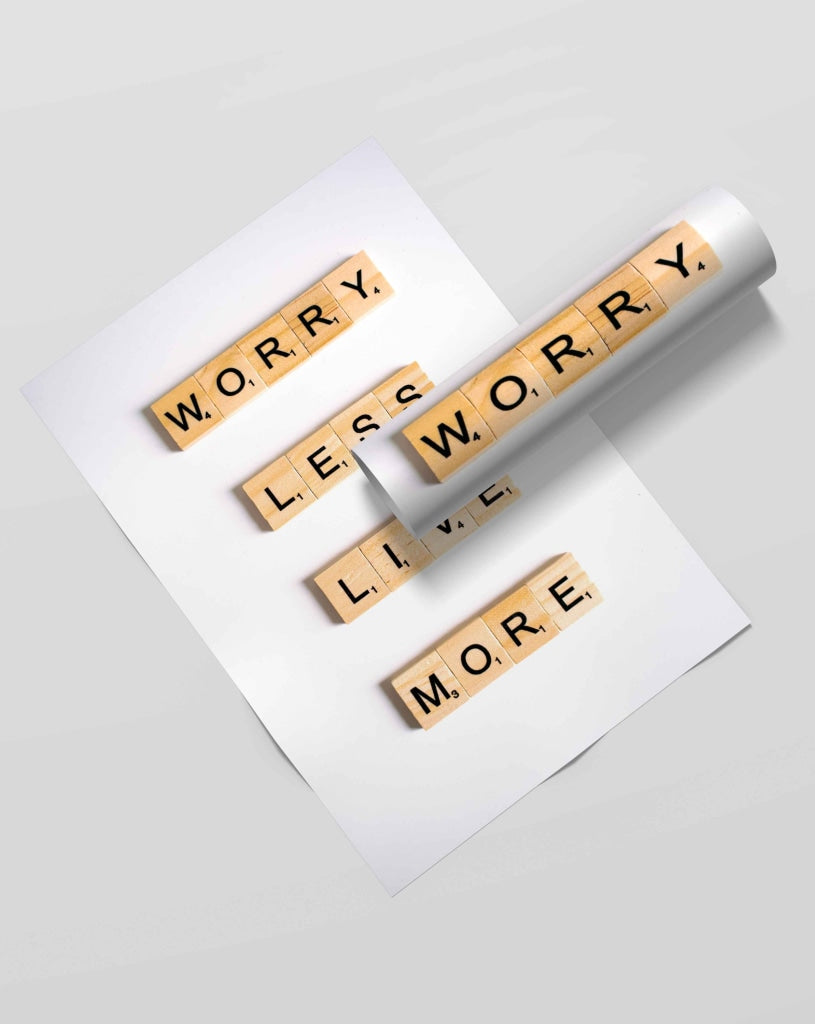 Worry Less Live More - Motivation Quotes Art Frame For Wall Decor- Funkydecors Xs / Roll Posters