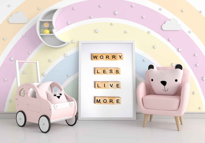 Worry Less Live More - Motivation Quotes Art Frame For Wall Decor- Funkydecors Xs / White Posters