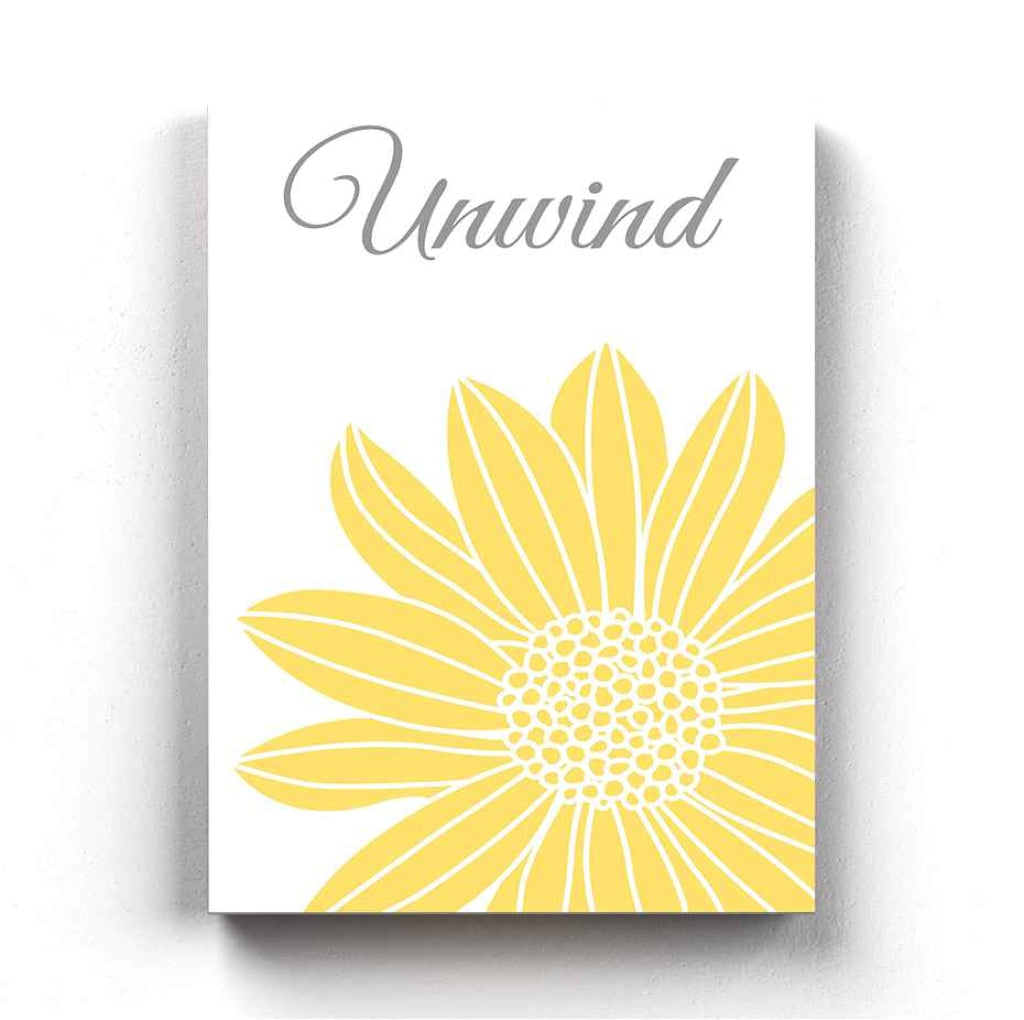 Yellow Mellow Floral Art Frame For Wall Decor- Funkydecors Xs / Canvas Posters Prints & Visual