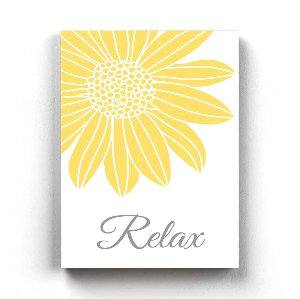 Yellow Mellow Floral Design Portrait Art Frame For Wall Decor- Funkydecors Xs / Canvas Posters