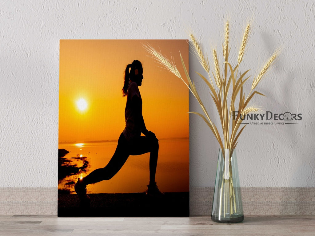Yoga Fitness - Sports Art Frame For Wall Decor- Funkydecors Posters Prints & Visual Artwork