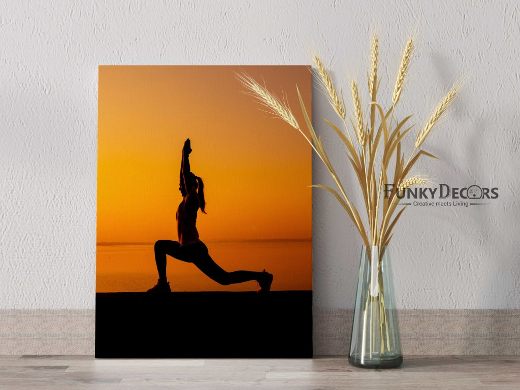 Yoga Fitness - Sports Art Frame For Wall Decor- Funkydecors Posters Prints &amp; Visual Artwork