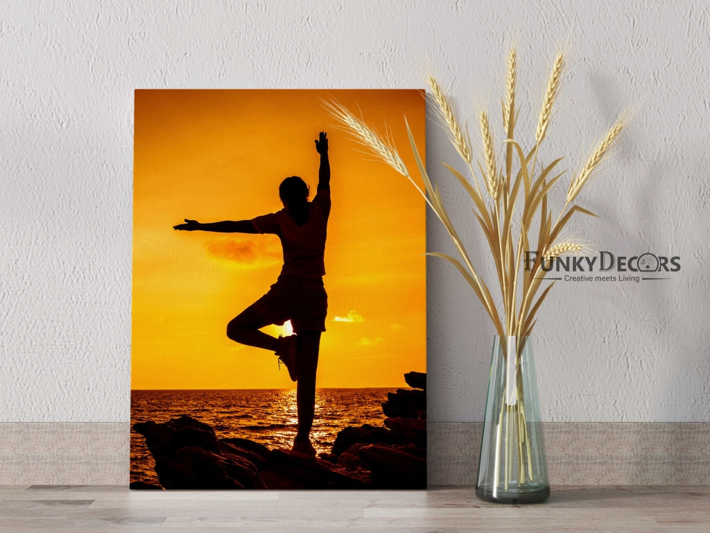 Yoga Fitness - Sports Art Frame For Wall Decor- Funkydecors Posters Prints &amp; Visual Artwork