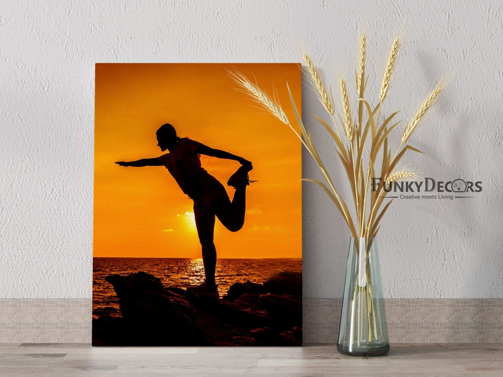 Yoga Fitness - Sports Art Frame For Wall Decor- Funkydecors Posters Prints & Visual Artwork