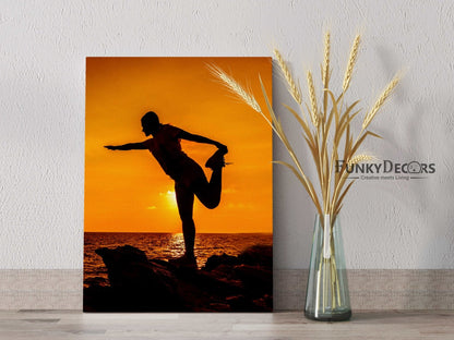 Yoga Fitness - Sports Art Frame For Wall Decor- Funkydecors Posters Prints & Visual Artwork