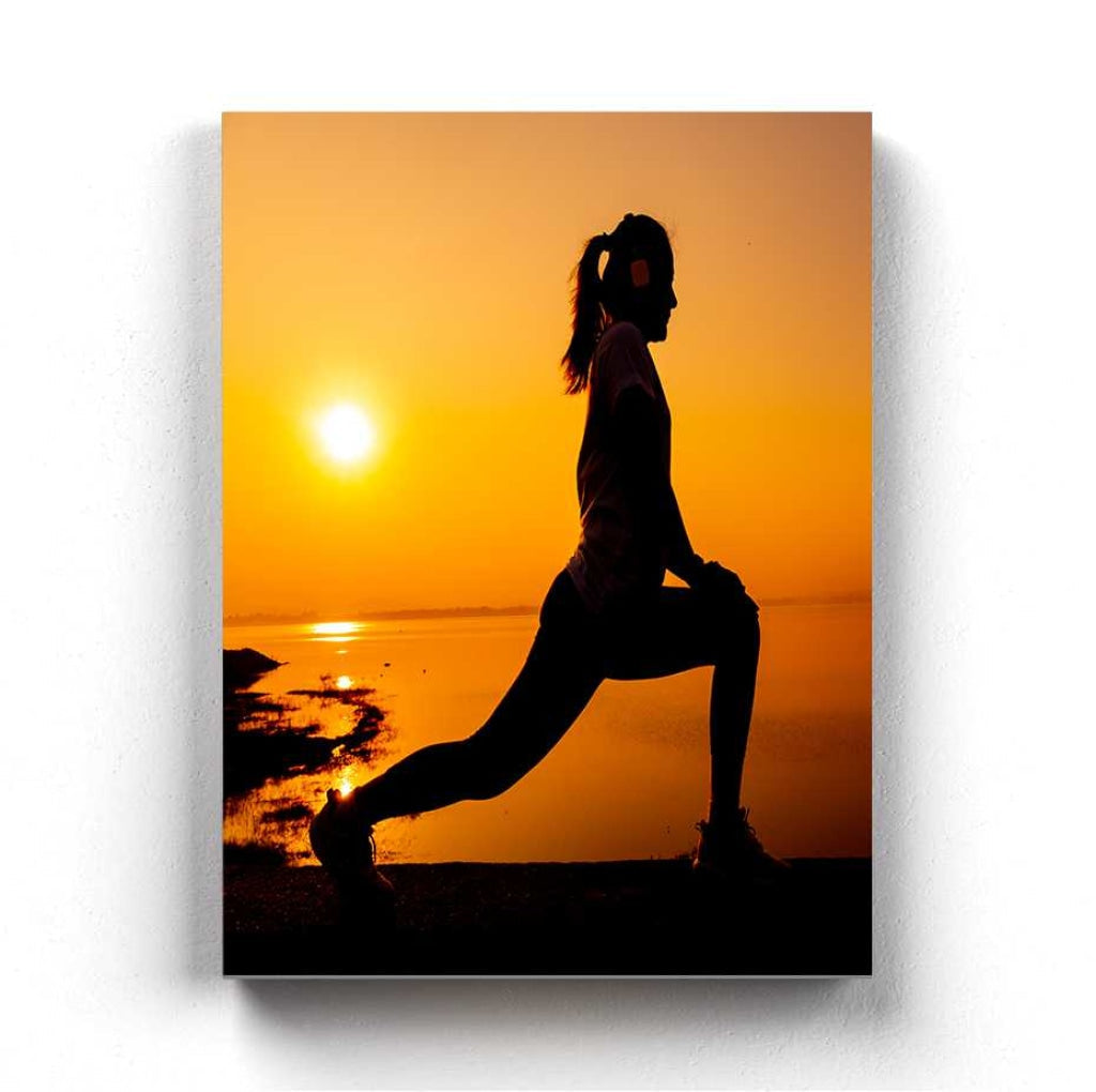 Yoga Fitness - Sports Art Frame For Wall Decor- Funkydecors Xs / Canvas Posters Prints &amp; Visual