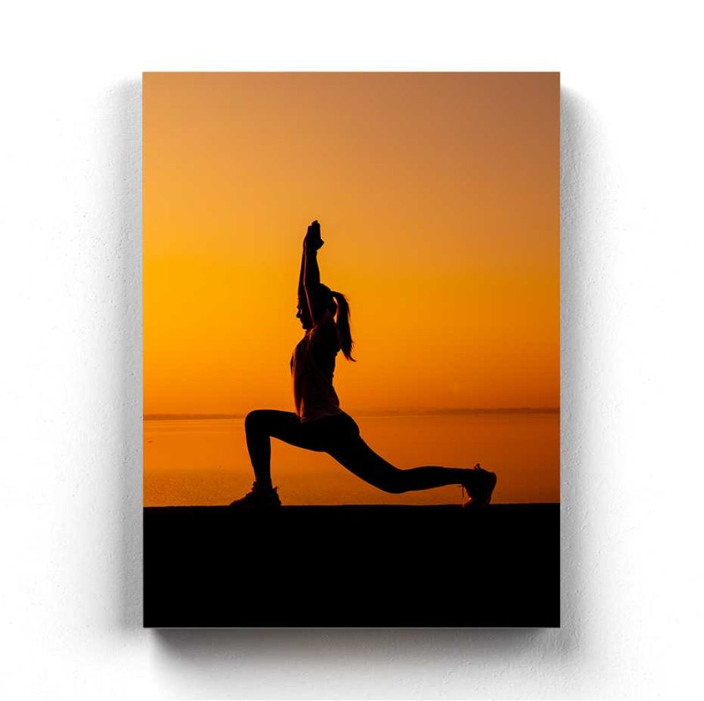Yoga Fitness - Sports Art Frame For Wall Decor- Funkydecors Xs / Canvas Posters Prints &amp; Visual
