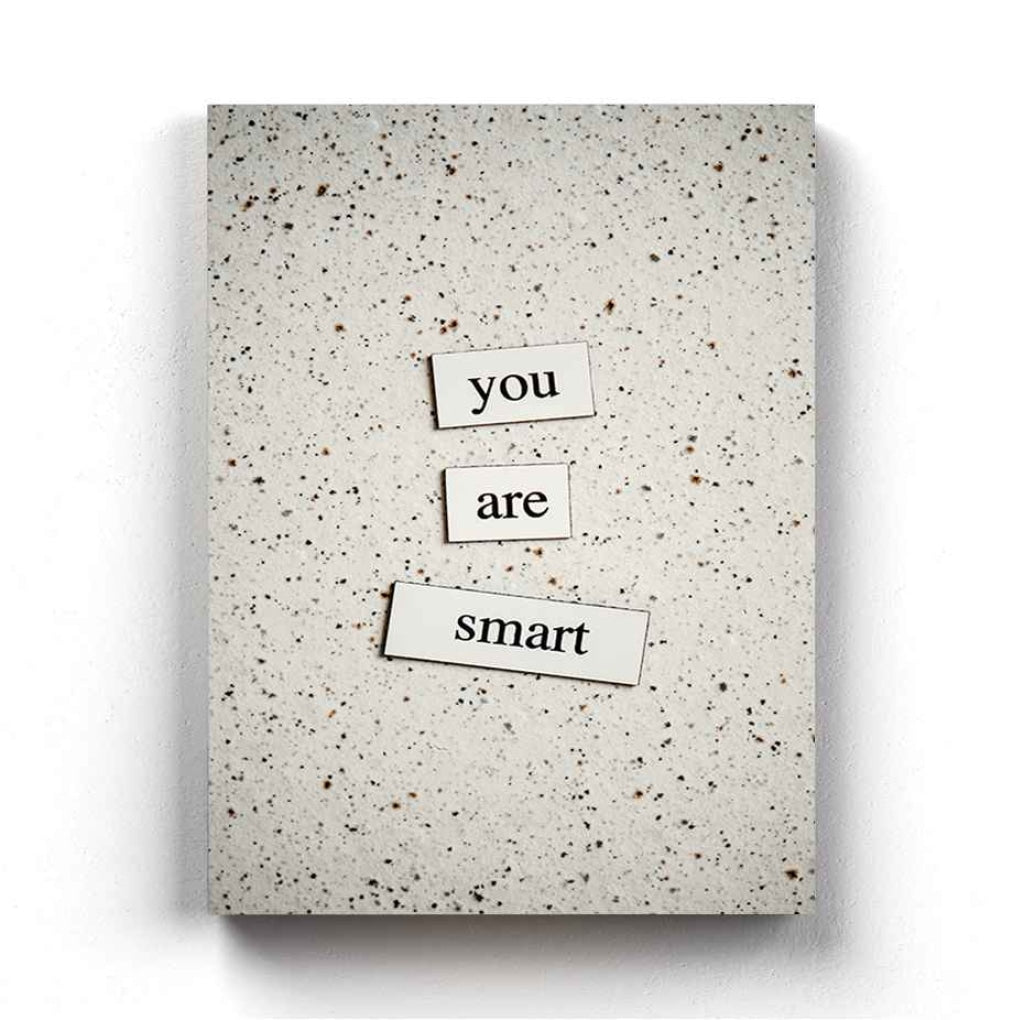 You Are Smart - Quotes Art Frame For Wall Decor- Funkydecors Xs / Canvas Posters Prints & Visual