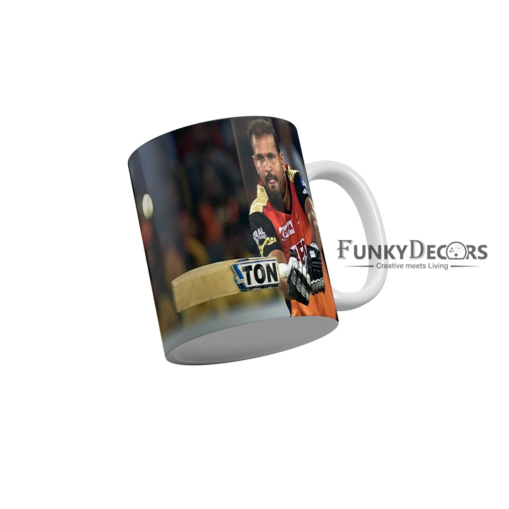Yusuf Pathan Sunrisers Hyderabad Coffee Ceramic Mug 350 ML-FunkyDecors