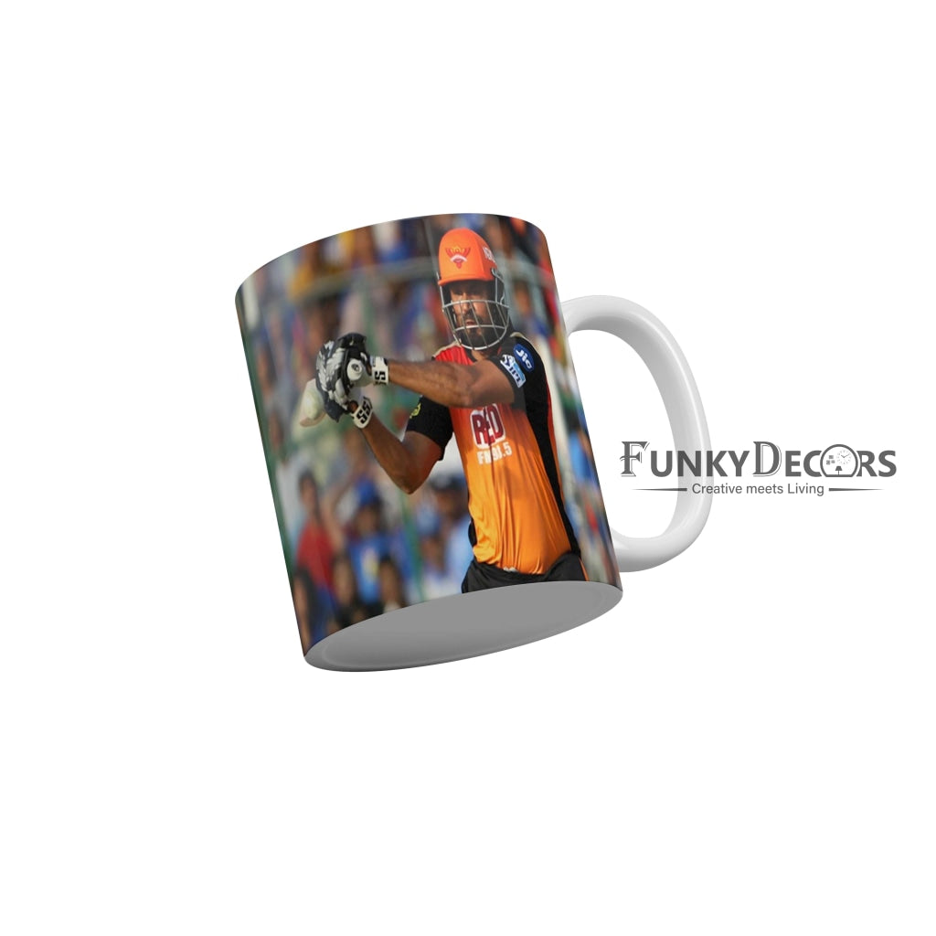 Yusuf Pathan Sunrisers Hyderabad Coffee Ceramic Mug 350 ML-FunkyDecors