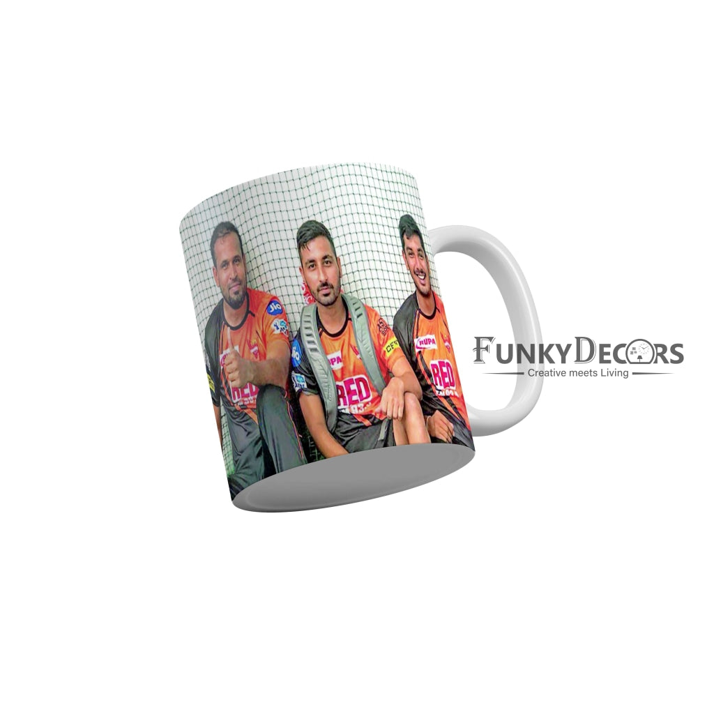 Yusuf Pathan Sunrisers Hyderabad Coffee Ceramic Mug 350 ML-FunkyDecors