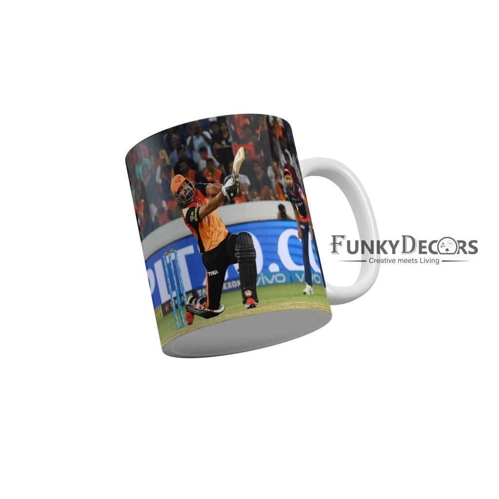 Yusuf Pathan Sunrisers Hyderabad Coffee Ceramic Mug 350 ML-FunkyDecors