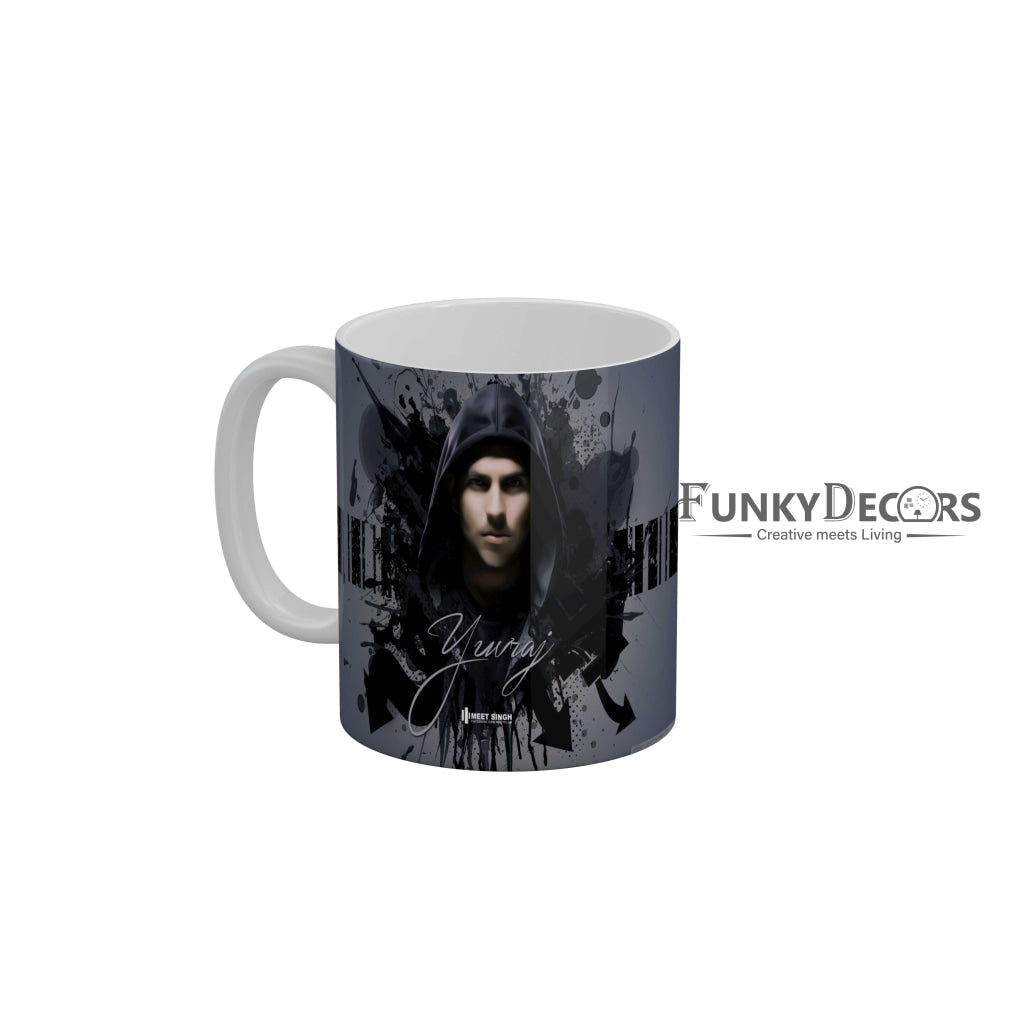 Yuvraj singh Mumbai Indians Coffee Ceramic Mug 350 ML-FunkyDecors