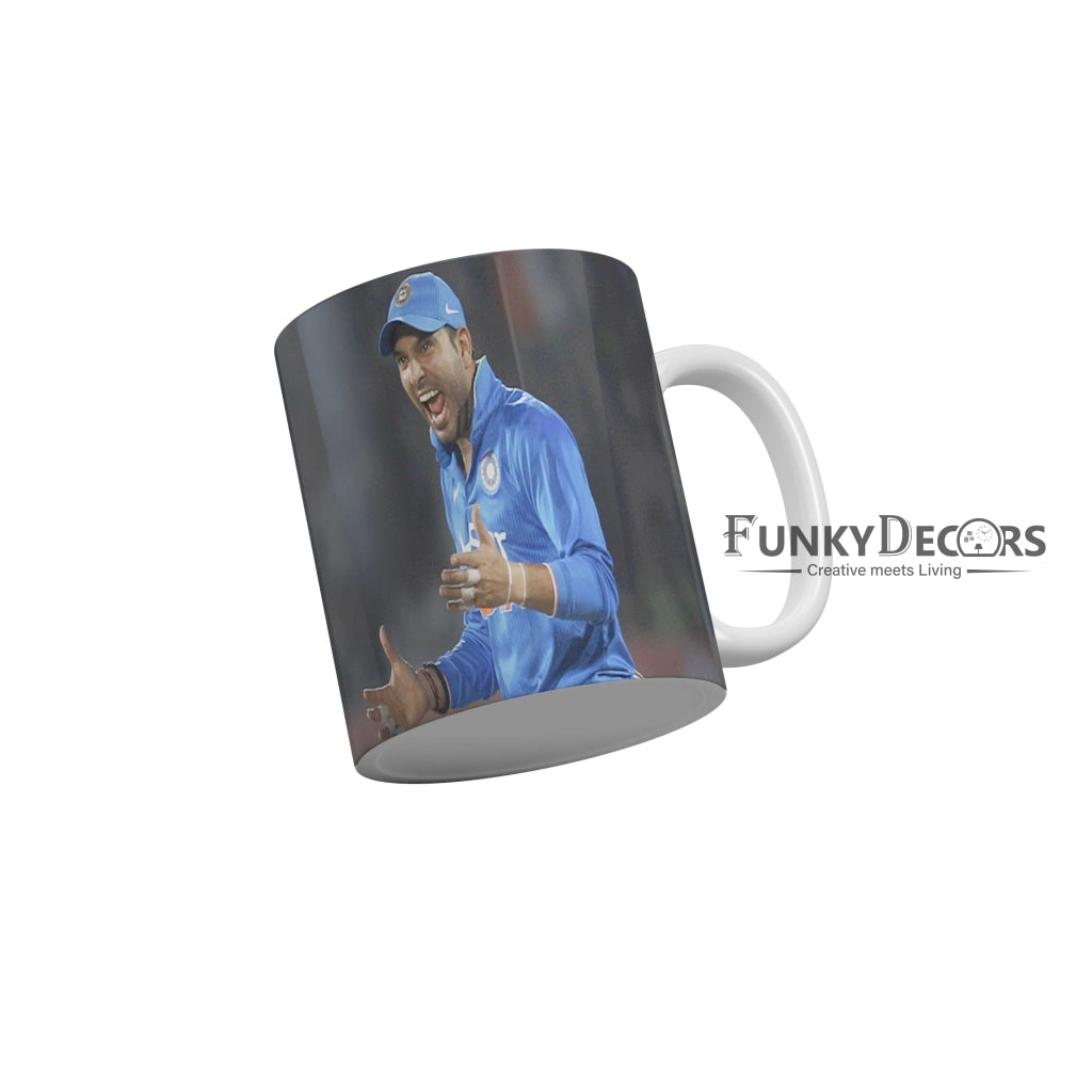 Yuvraj singh Mumbai Indians Coffee Ceramic Mug 350 ML-FunkyDecors