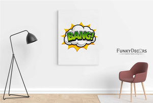 A Comic Note - Pop Art Frame For Wall Decor- Funkydecors Posters Prints & Visual Artwork