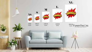 A Comic Note - Pop Art Frame For Wall Decor- Funkydecors Posters Prints & Visual Artwork