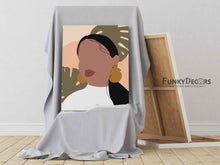 Load image into Gallery viewer, Abstract Vintage Girl Portrait Art Frame For Wall Decor- Funkydecors Posters Prints &amp; Visual Artwork
