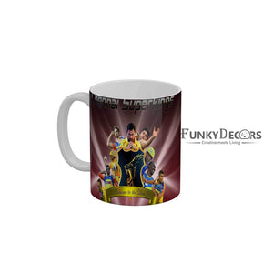 CSK Team Welcome to the den Coffee Ceramic Mug 350 ML-FunkyDecors IPL Mugs FunkyDecors