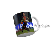 Load image into Gallery viewer, David Warner Sunrisers Hyderabad Coffee Ceramic Mug 350 ML-FunkyDecors IPL Mugs FunkyDecors
